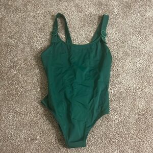 Solid & Striped One Piece Swimsuit